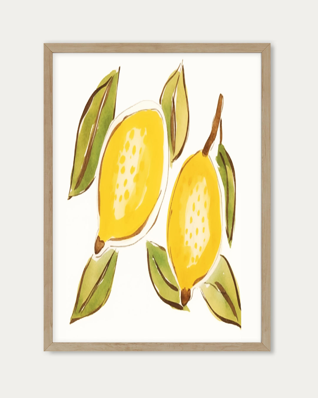 Lemons Sketch Art Print