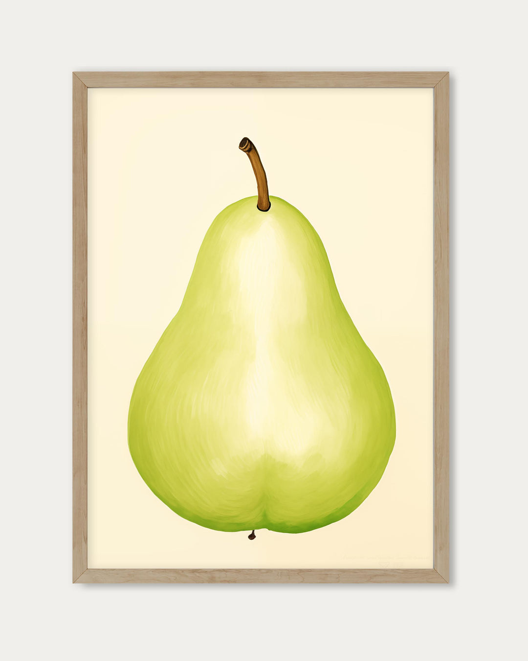 Fresh Pear Art Print