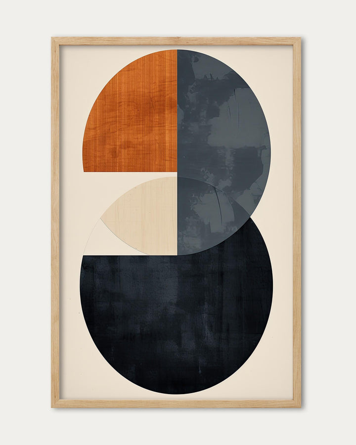 Retro Geometries VI Art Print