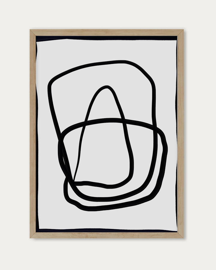 Mono Line Art Print