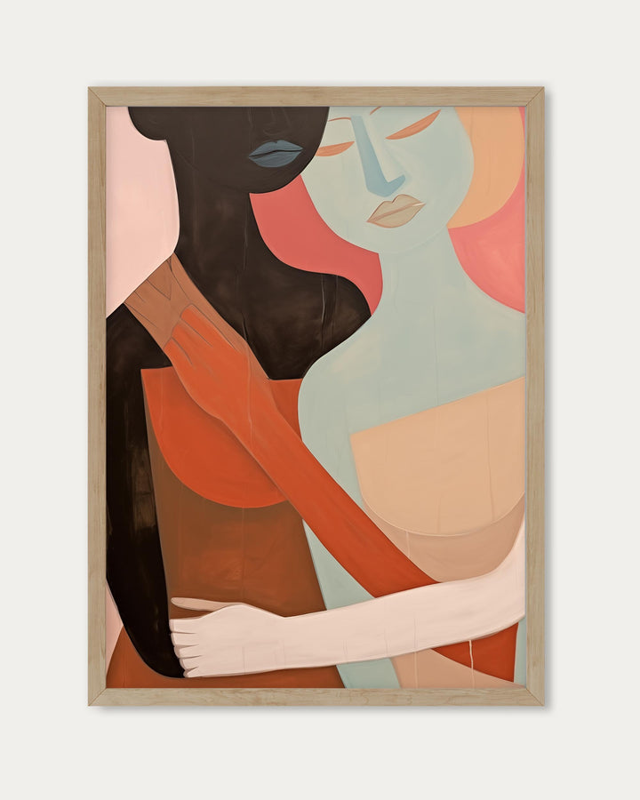 A Hug Art Print
