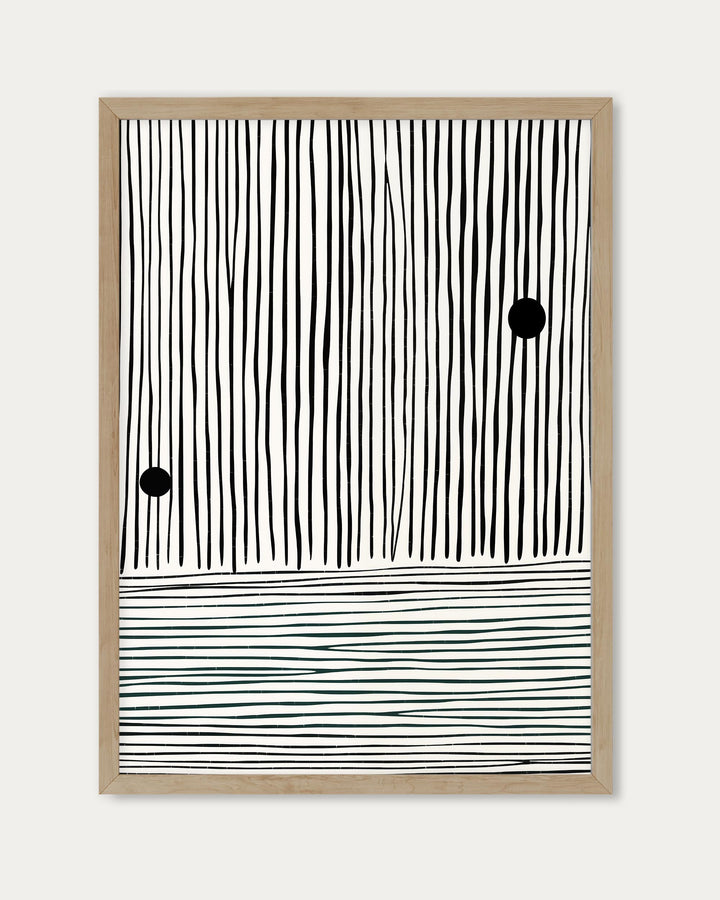 Two Moons Art Print