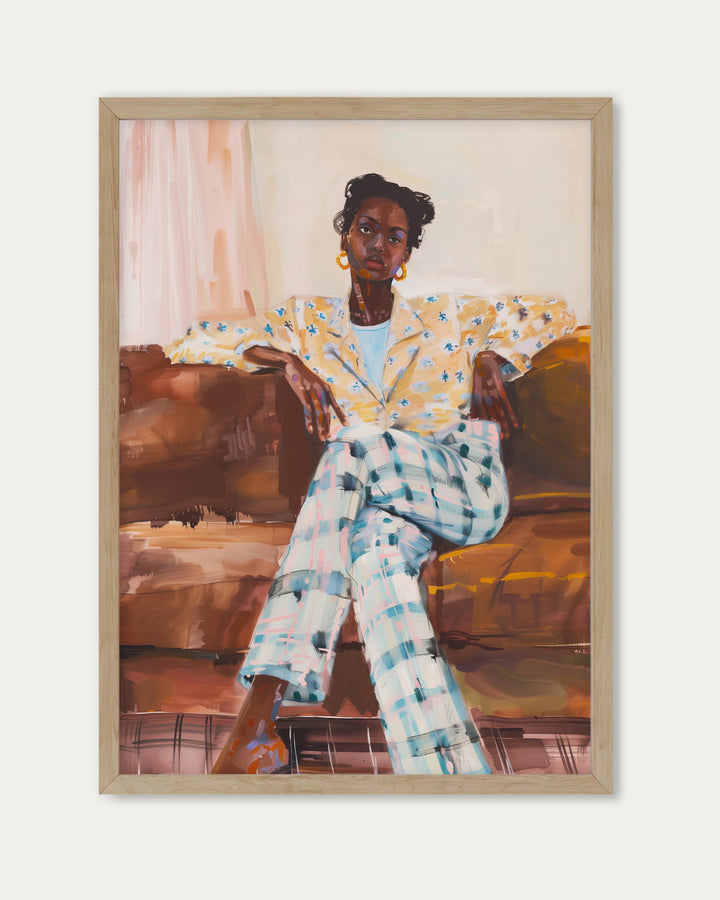 Pose Art Print
