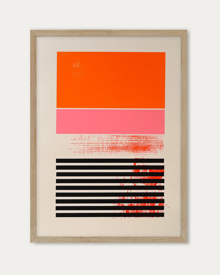 Red Block Art Print