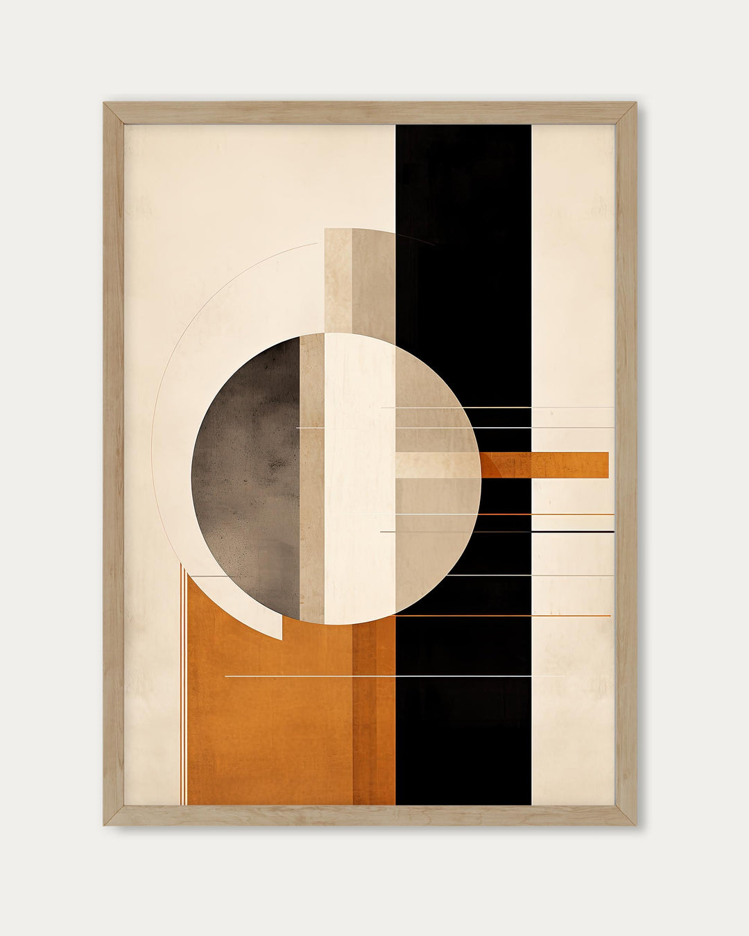 Retro Geometries VI Art Print