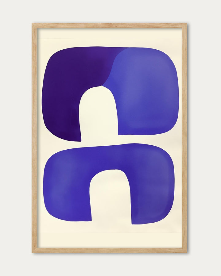 Blue Wave Art Print