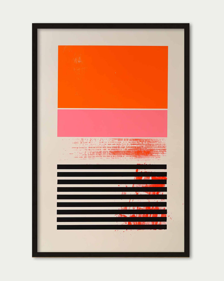 Red Block Art Print