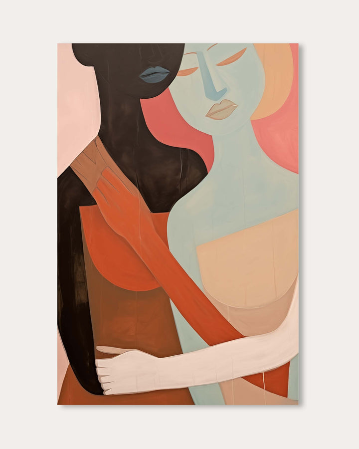 A Hug Art Print