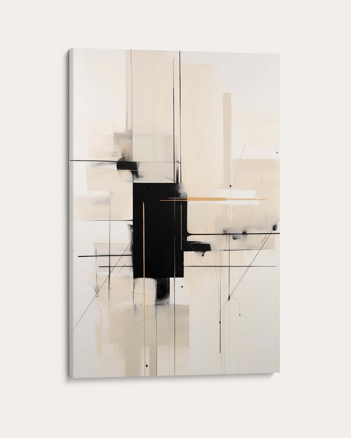 Geometric Beige Art Print
