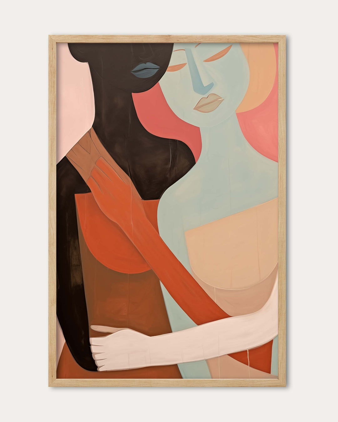 A Hug Art Print