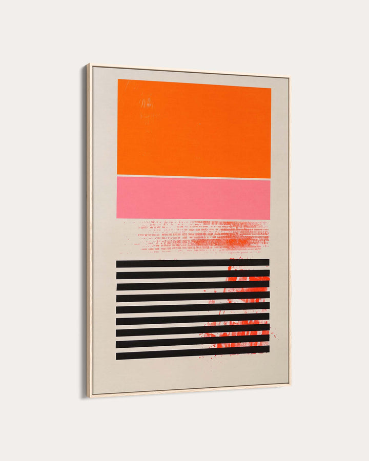 Red Block Art Print
