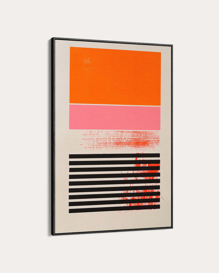 Red Block Art Print