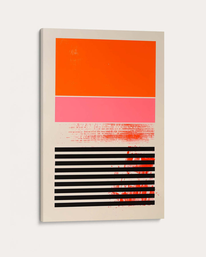 Red Block Art Print