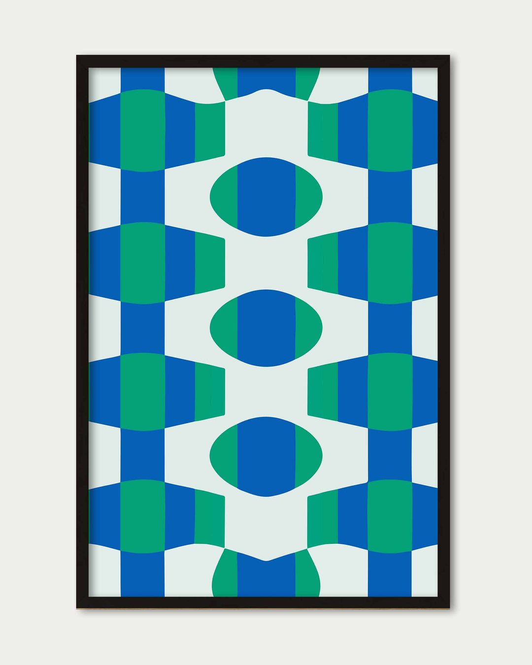 Green Pattern Art Print