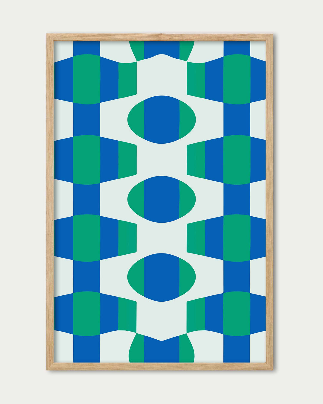 Green Pattern Art Print