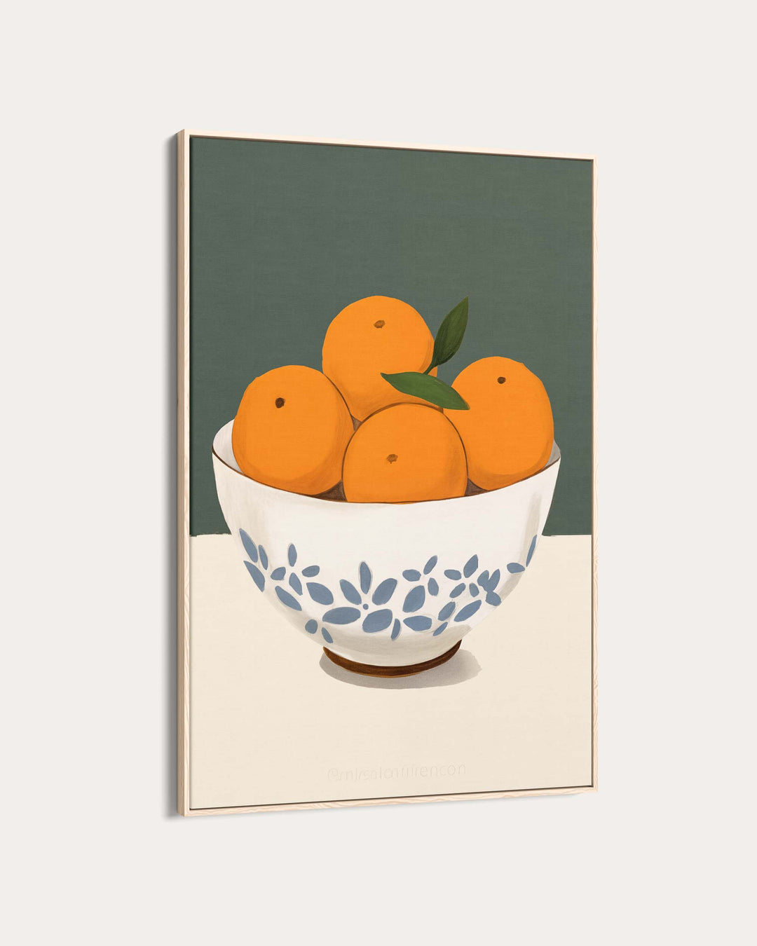 Orange Bowl Art Print