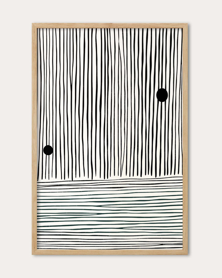 Two Moons Art Print