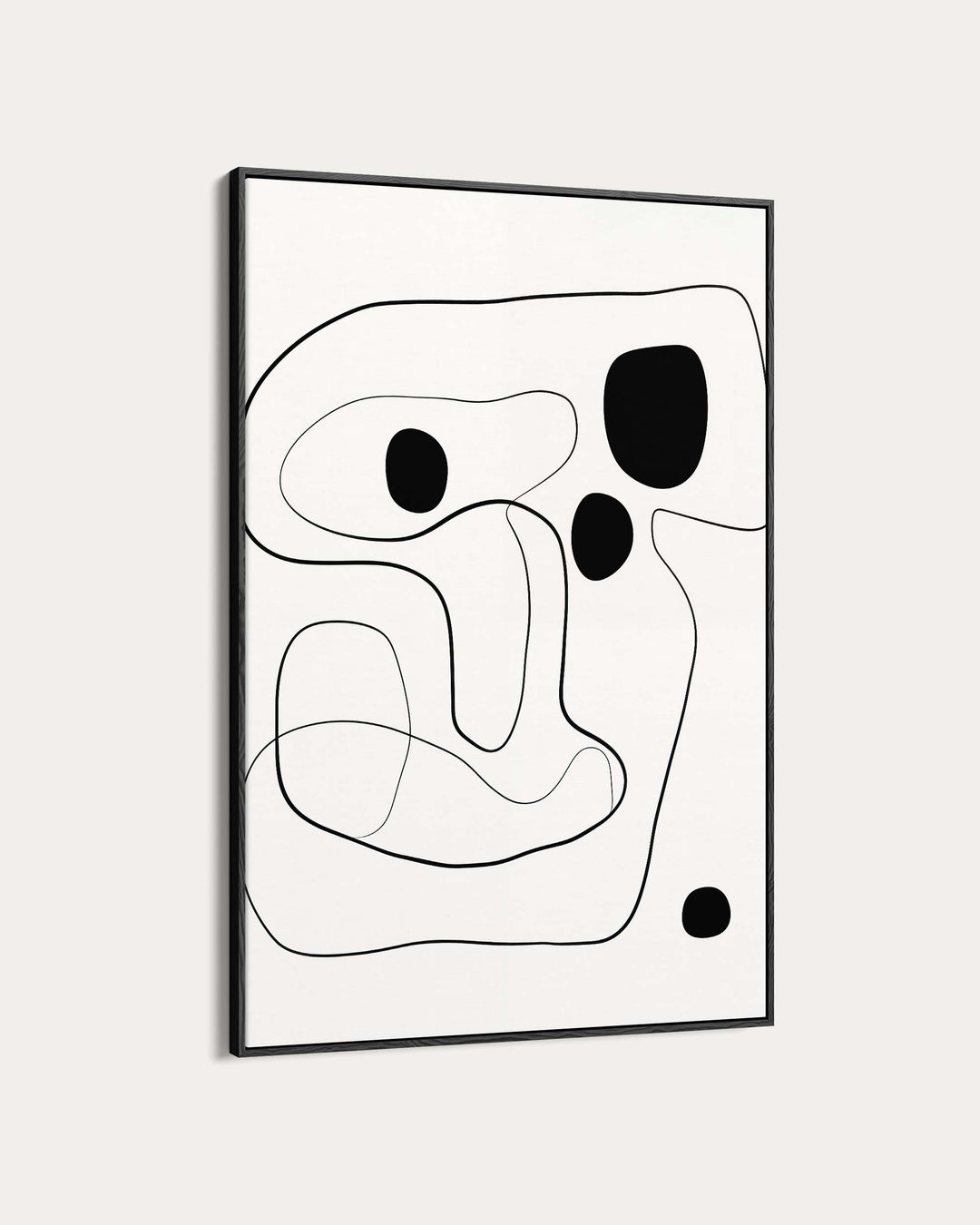 Monochrome Line Art Print