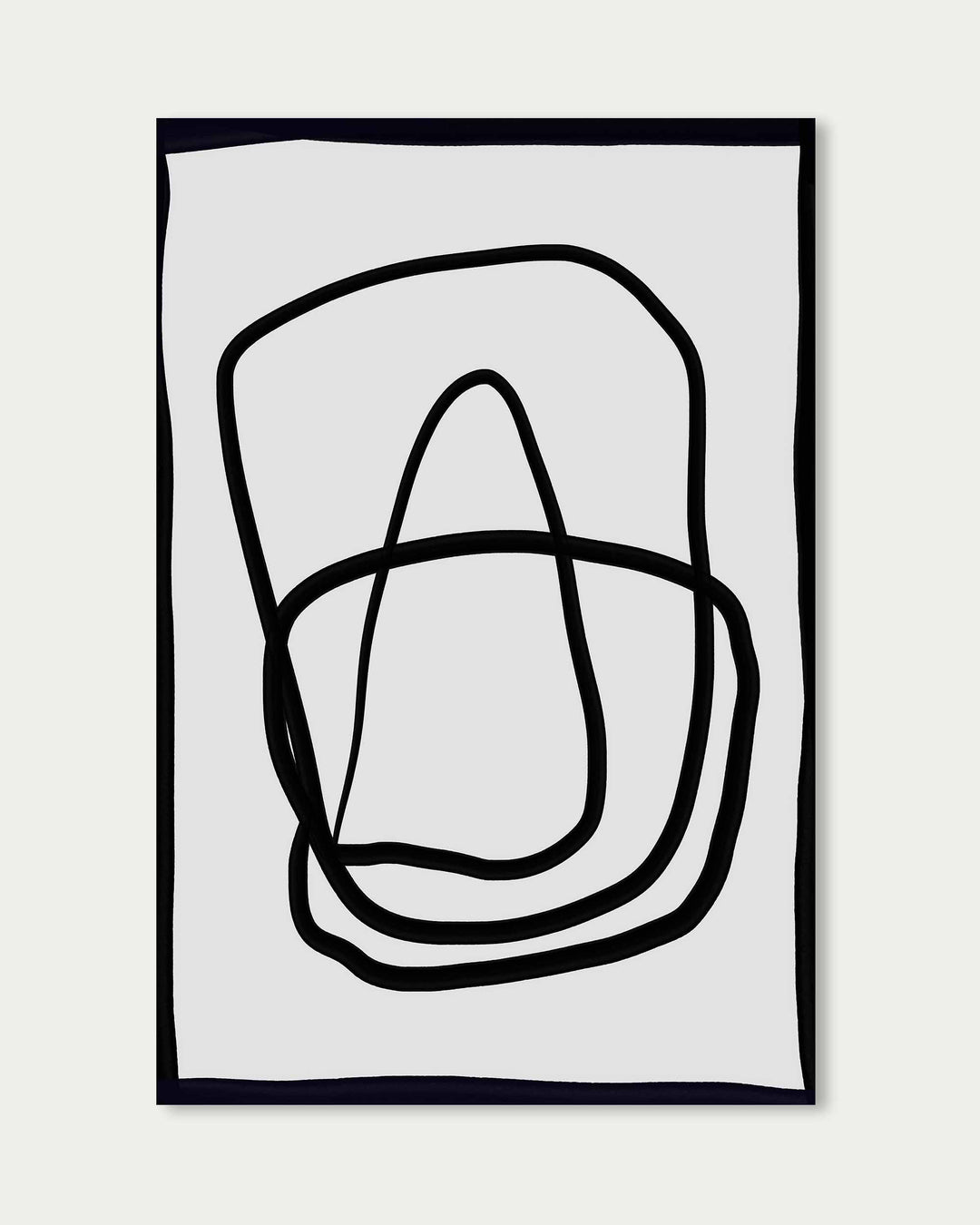 Mono Line Art Print