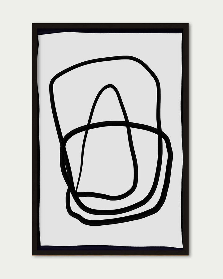 Mono Line Art Print
