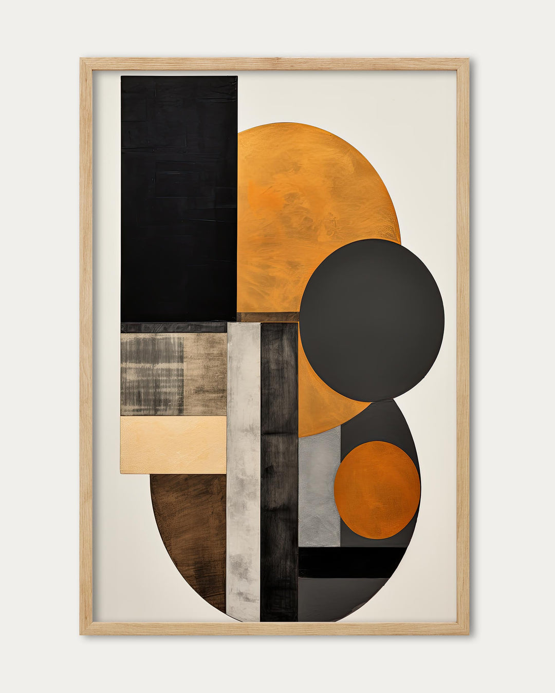 Retro Geometries III Art Print
