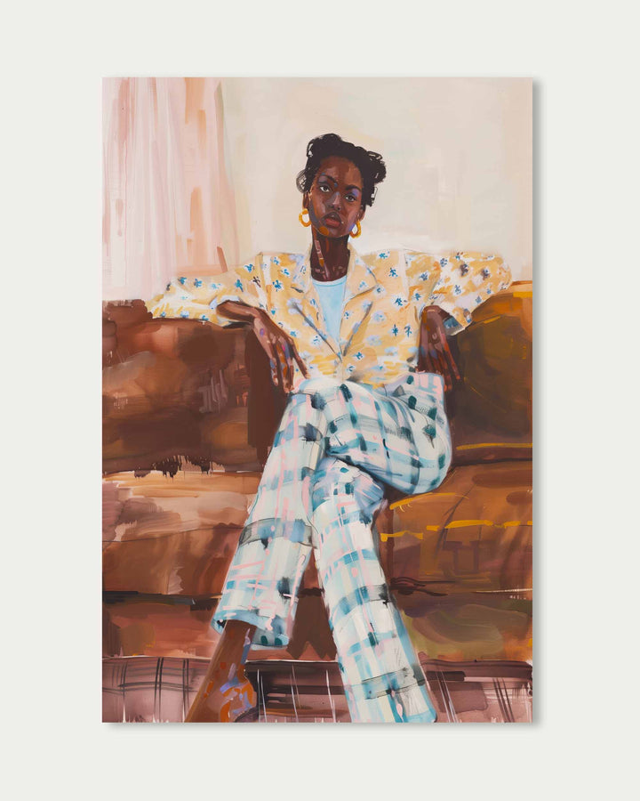 Pose Art Print