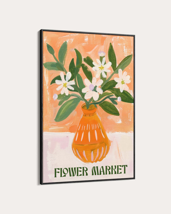 Flower Market Art Print