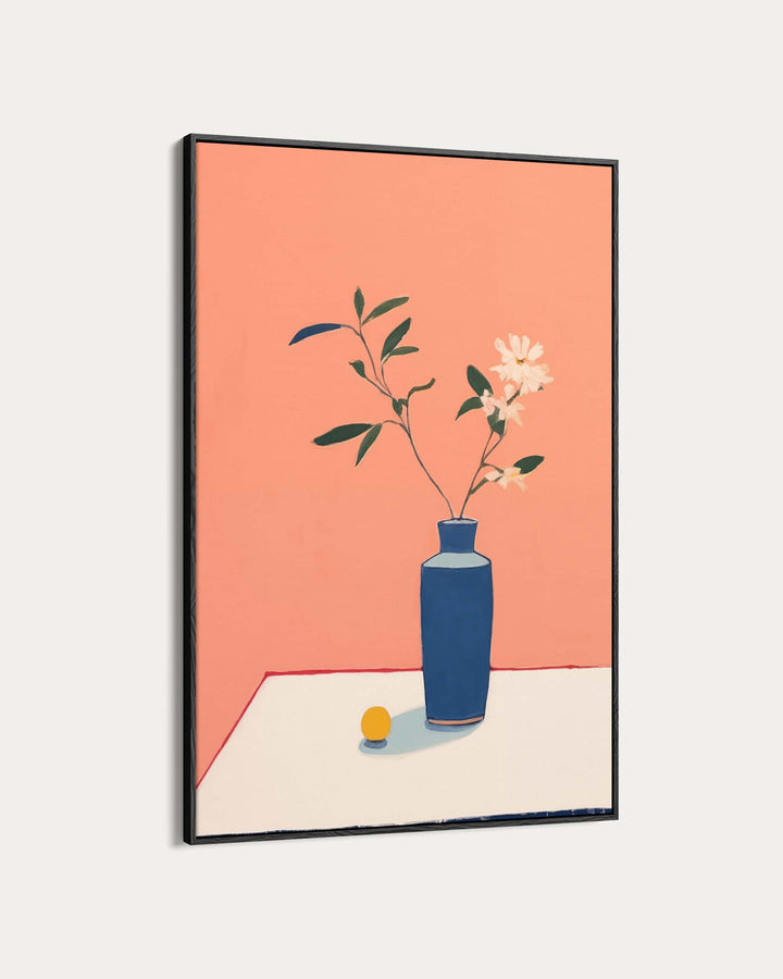 Marble & Flower Pot Art Print
