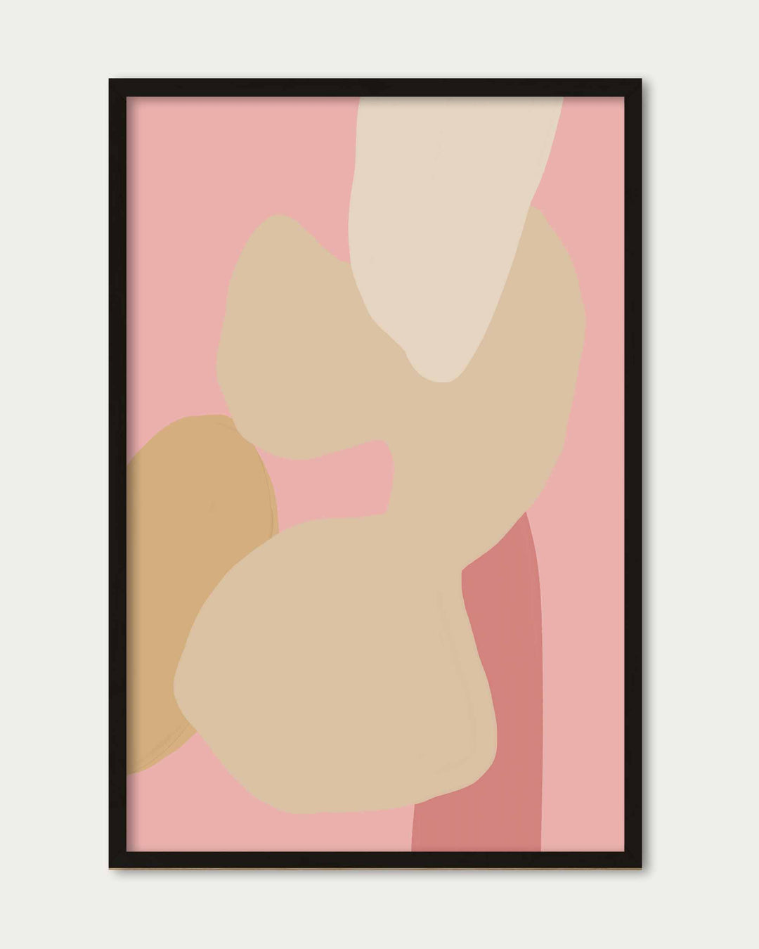 Pink Abstract Pattern Wall Art