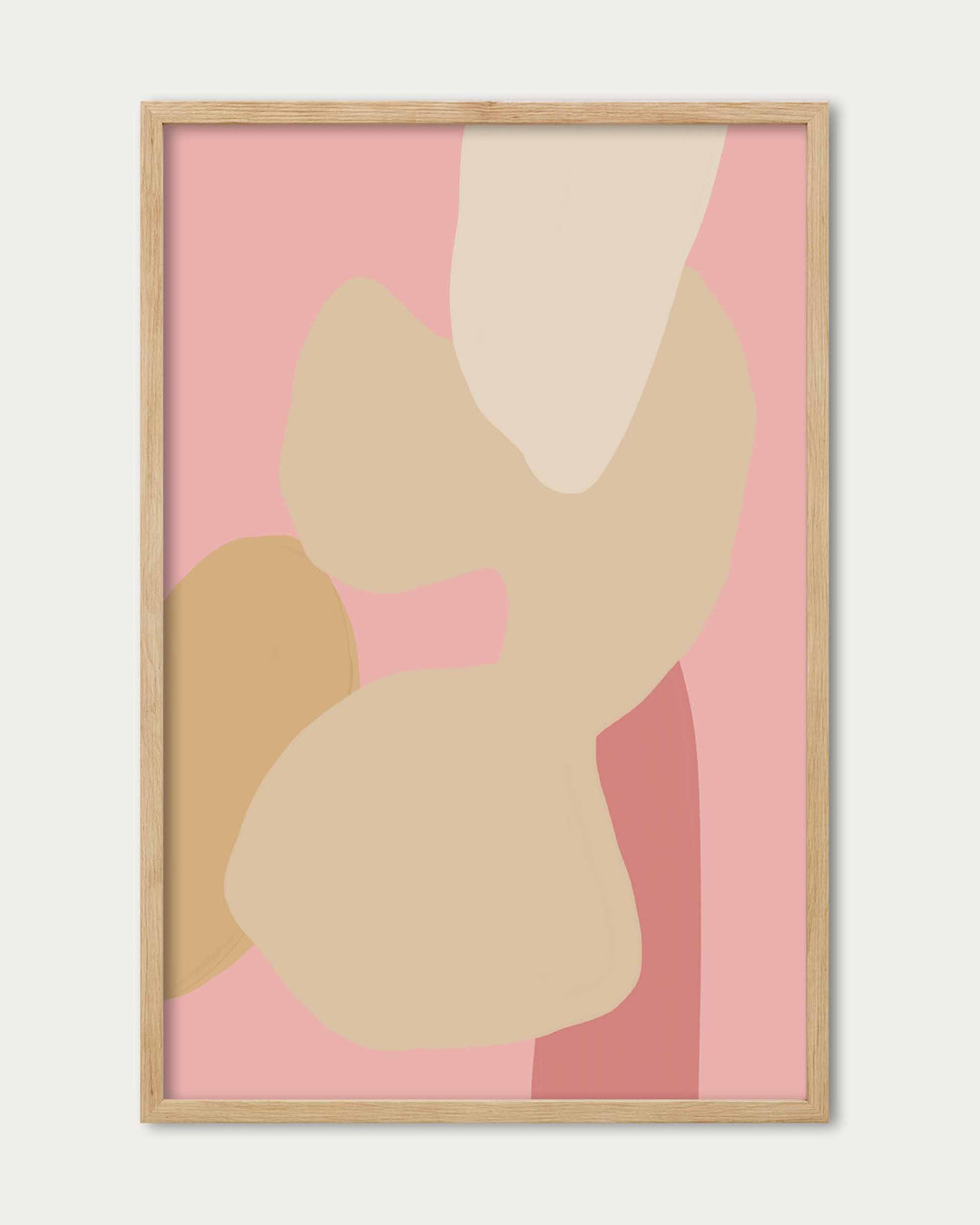 Pink Abstract Pattern Wall Art