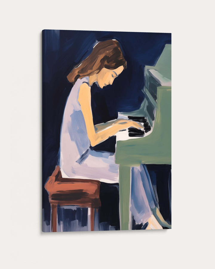 Piano Player Art Print